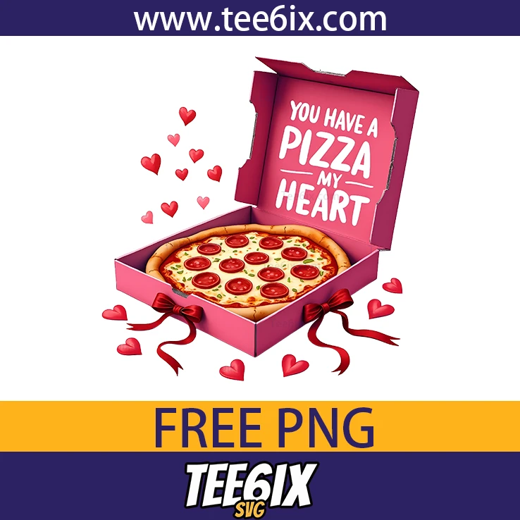 <p>  Fall in love with our cute “You Have a Pizza My Heart” design – Pizza magic!</p>