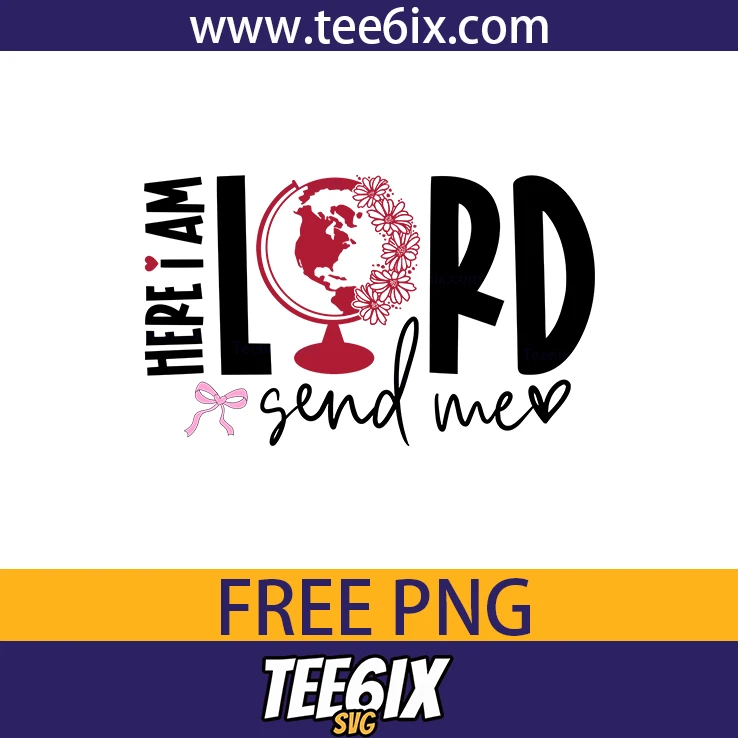 <p> ✨ Introducing the inspirational Globe design – Here I am Lord send me!</p>