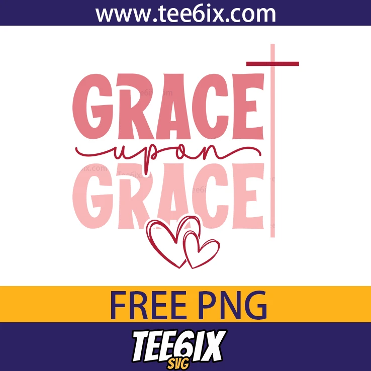 <p>  Spark joy with our vibrant 'Grace upon grace' design!  </p>