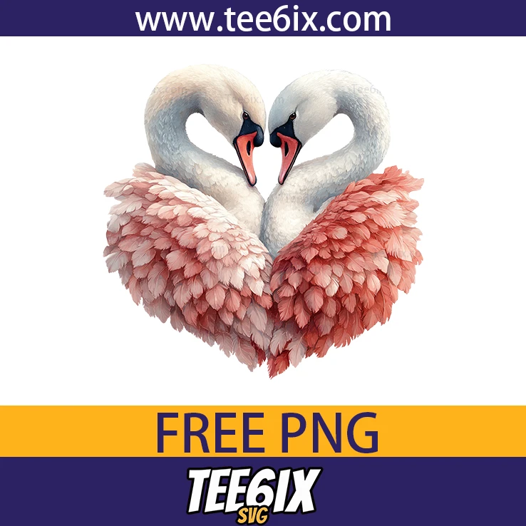 <p>  Fall in love with our adorable Swan illustration!  </p>