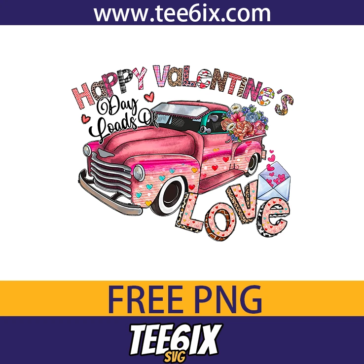 -Happy valentine's day loads of love Png Free PNG