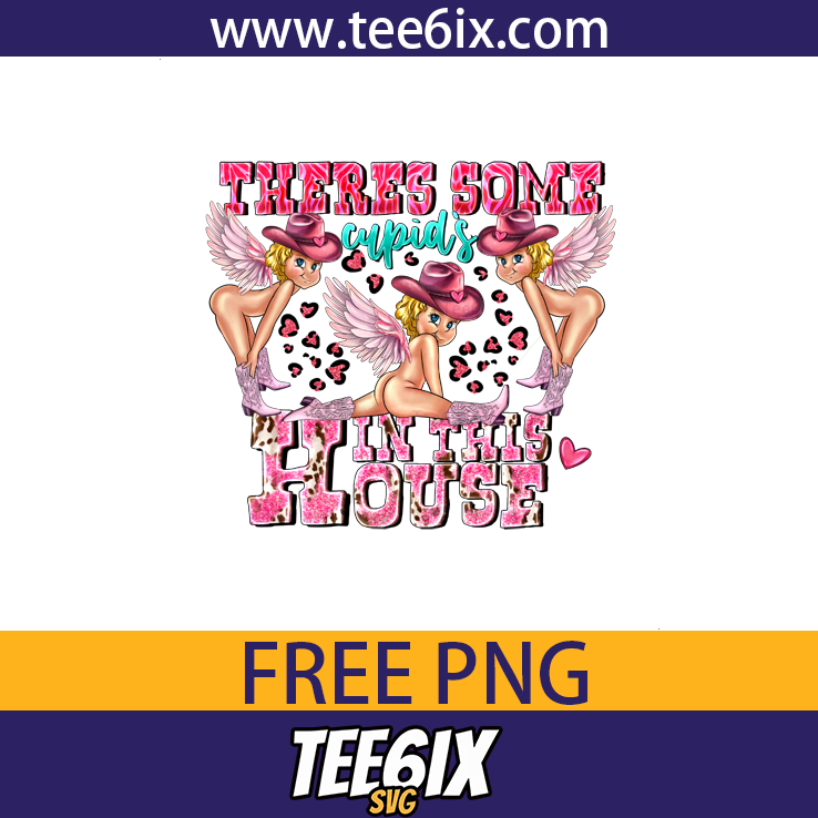 There's some cupids in this house Png