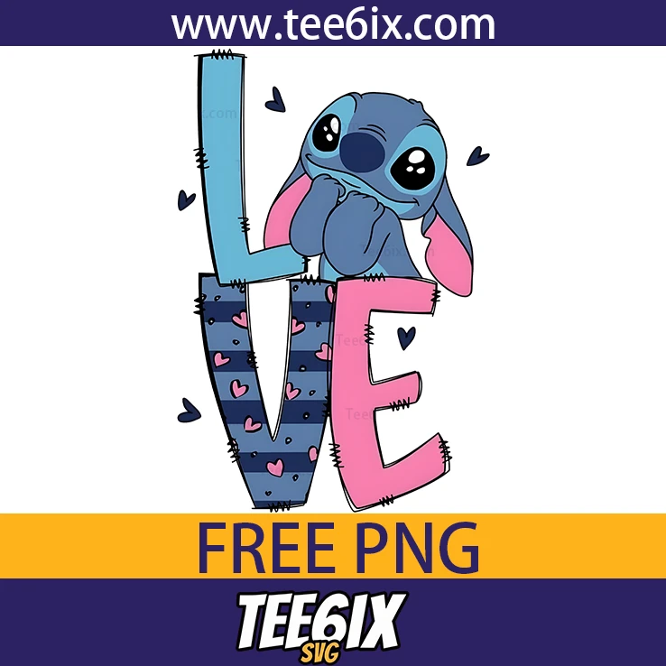 <p>  Meet Stitch in a cute cartoon scene!  </p>