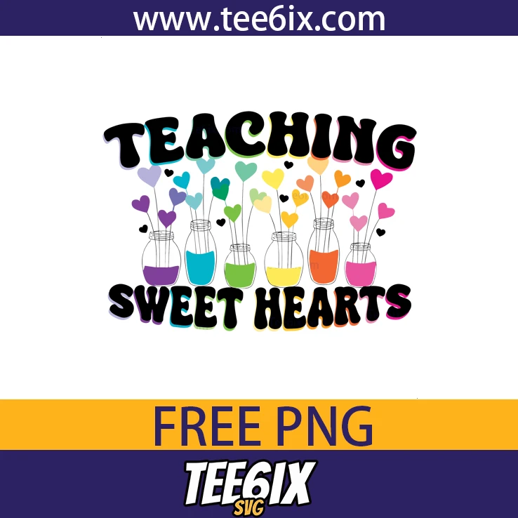 Teaching sweet hearts Png