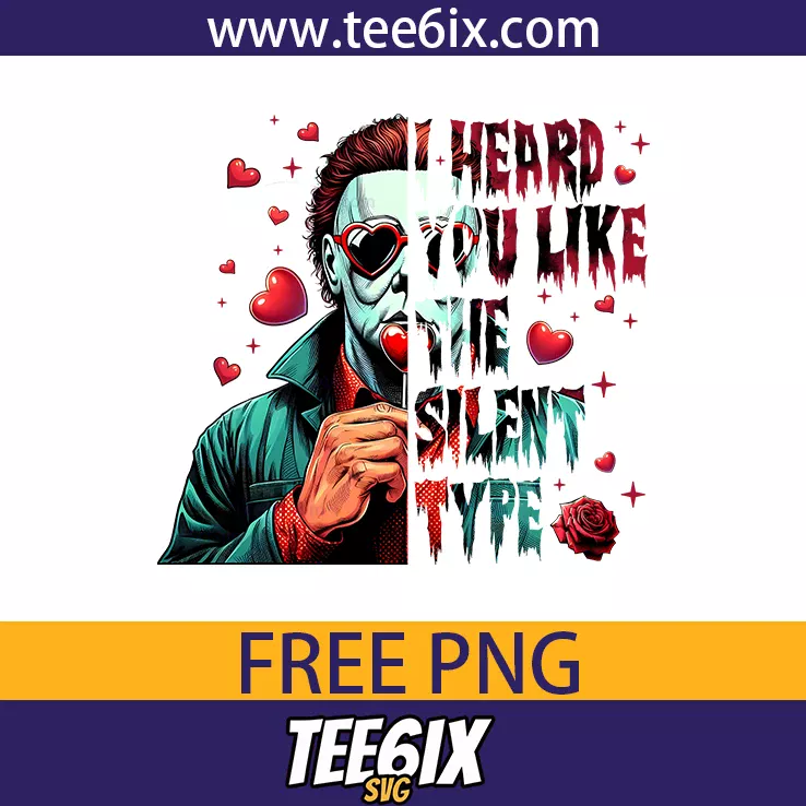 <p>  Meet the sarcastic cartoon Michael Myers surrounded by hearts!  </p>