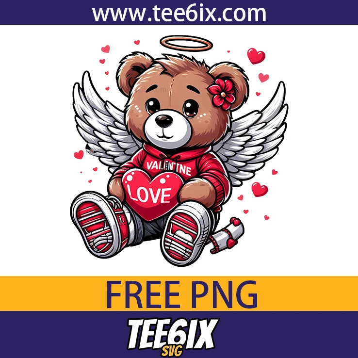 <p>  Meet the adorable Teddy bear with wings and a halo – perfect for Valentine love!  </p>