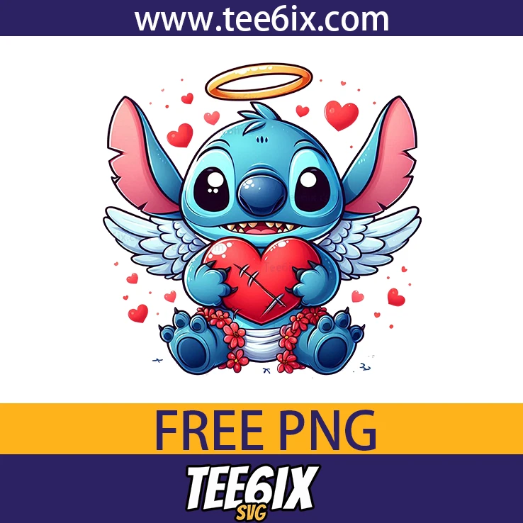 <p>  Meet the cute Stitch with wings