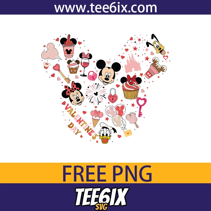 <p>  Fall in love with our cute Valentine’s Day collage featuring Disney characters!</p>