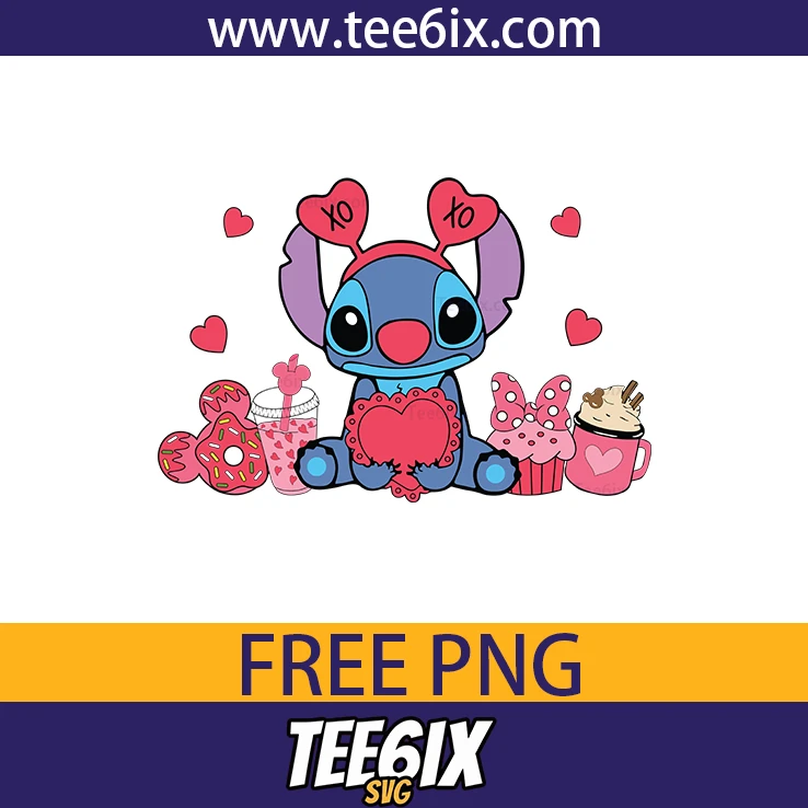 <p> ✨ Meet the adorable Valentine's Stitch design!  </p>
