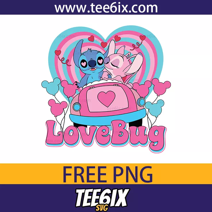 <p>  Meet the adorable Lovebug duo cruising in a pink car