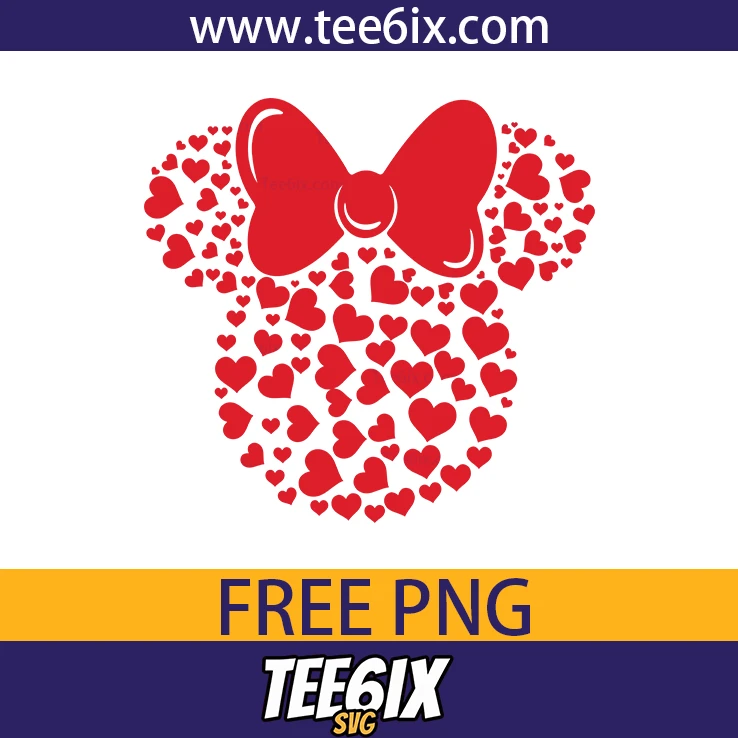 <p>✨✨ Meet the cute heart‑filled Minnie mouse design!  </p>