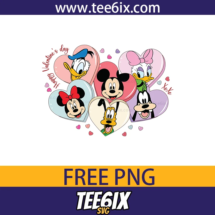 <p> ✨ Fall in love with our Valentine’s Day hubby xoxo PNG featuring Disney characters!  </p>