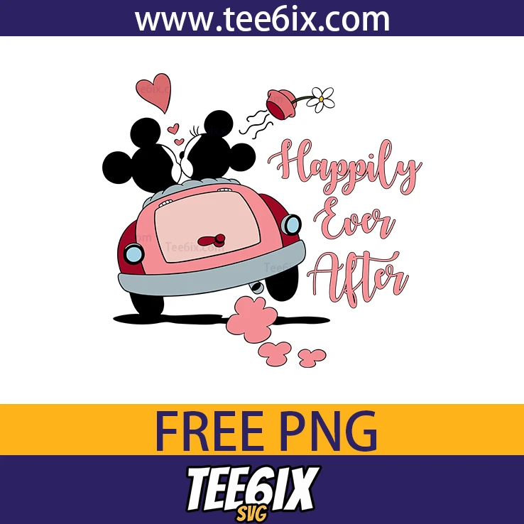 <p>  Meet the cutest ride ever: Mickey and minnie mouse love in a pink car!  </p>