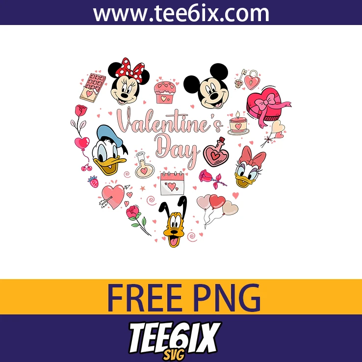 <p> ✨ Fall in love with our cute circular Disney characters design – perfect for Valentine’s Day!</p>
