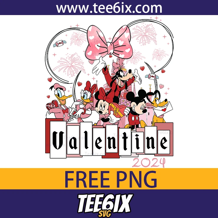 <p>  Celebrate love with adorable Disney characters Valentine 2024 PNG!  </p>