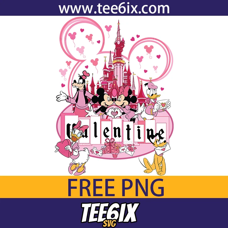 <p> ✨ Meet the adorable Disney characters celebrating love at the pink castle!  </p>