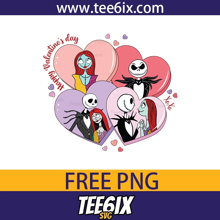 <p>  Meet the adorable Jack Skellington Valentine design – perfect for spreading love!</p>