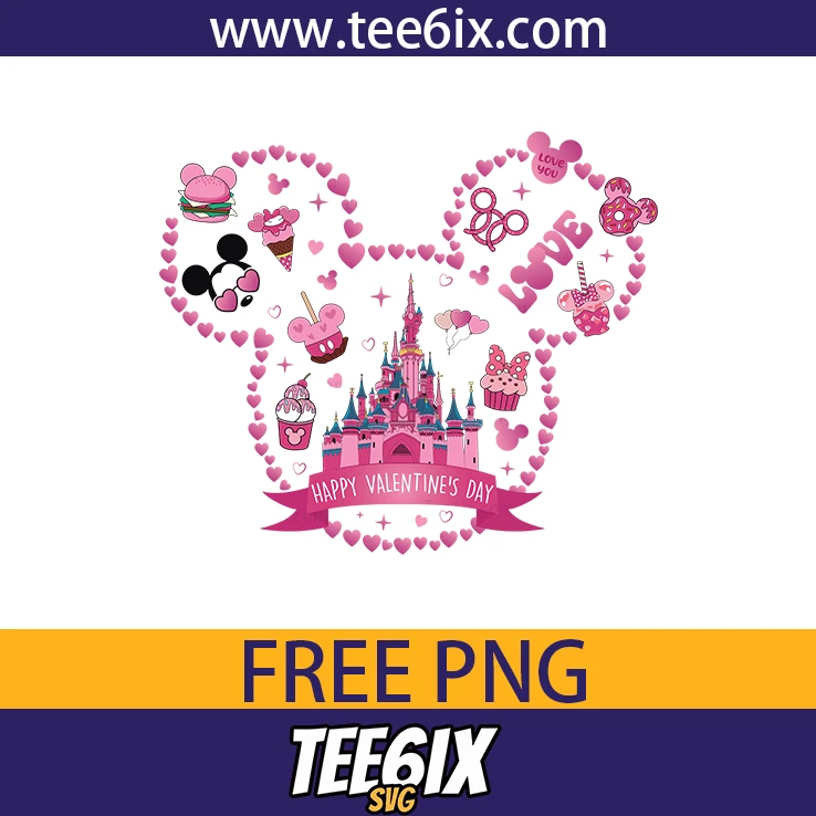 <p> ✨ Fall in love with our cute pink Disney castle design – perfect for Valentine's vibes!</p>