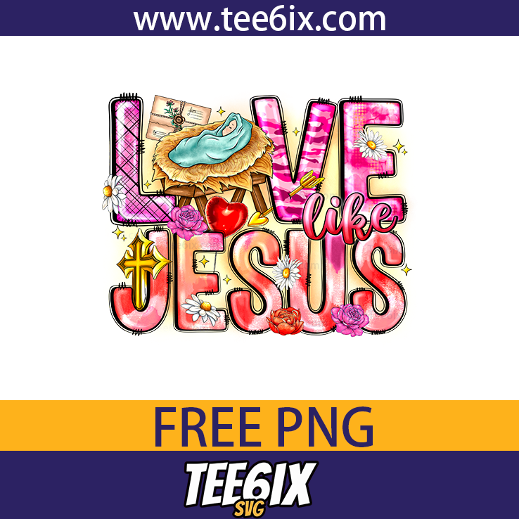 , Love like jesus Png Free PNG