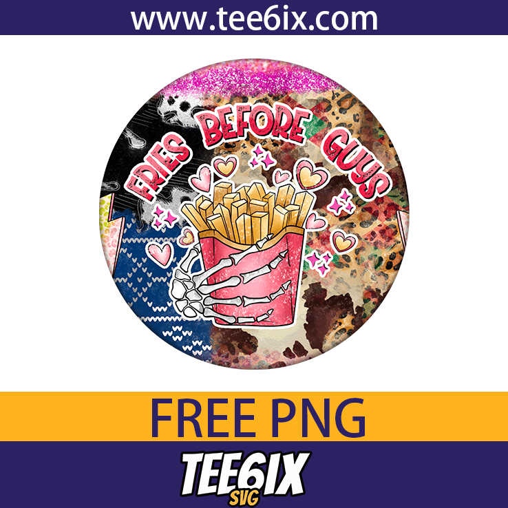 Skeleton hand with fries