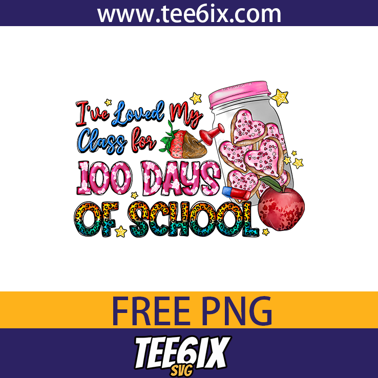 , I've loved my class for 100 days of school Png Free PNG
