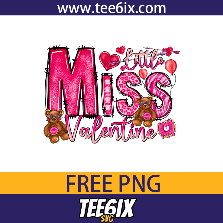 , Miss little valentine Png Free PNG